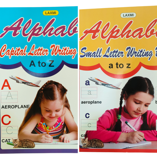 Alphabet Writing Practice Book-Capital & Small Letters-Set of 2