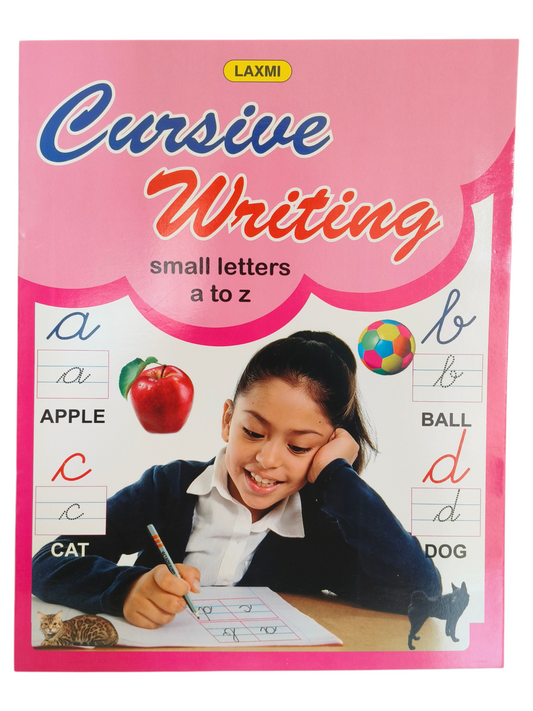 Cursive Writing Practice Book, Capital & Small Letters (Pack of 2)
